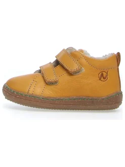 Leder-Sneakers "Windy" in Gelb