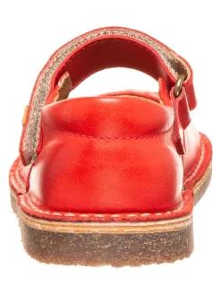 Leder-Spangenballerinas 