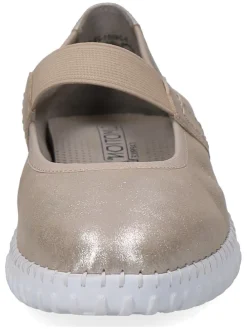 Leder-Spangenballerinas 