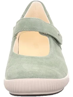 Leder-Spangenballerinas 