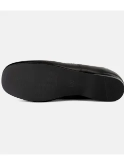 Leder-Spangenballerinas 