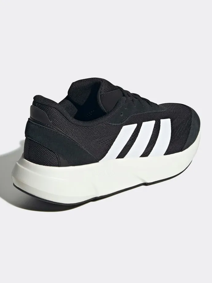 Leder-Sportschuhe "Lightshift" in Schwarz/ Weiß