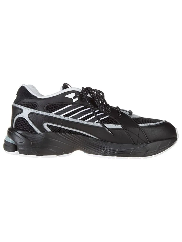 Leder-Sportschuhe "NSRC Exomniac Cushion" in Schwarz