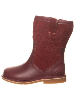 Leder-Stiefel "Comet Pop" in Bordeaux