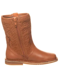 Leder-Stiefel "Comet Pop" in Hellbraun