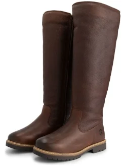 Leder-Stiefel "Dyreborg" in Braun