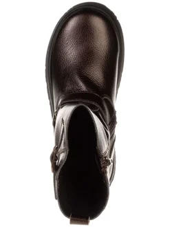 Leder-Stiefel in Braun