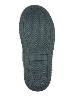 Leder-Stiefel in Grau