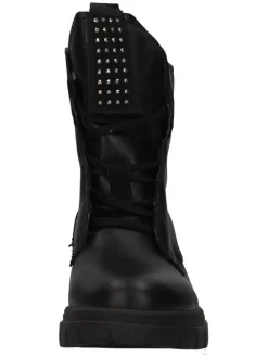 Lederstiefel in Schwarz