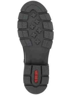 Leder-Stiefel in Schwarz