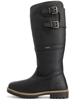 Leder-Stiefel "Kodiak" in Schwarz
