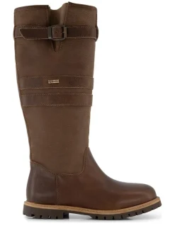 Leder-Stiefel "Norway" in Braun