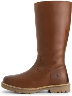 Leder-Stiefel "Vinstra" in Hellbraun