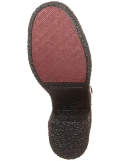 Leder-Stiefeletten in Schwarz