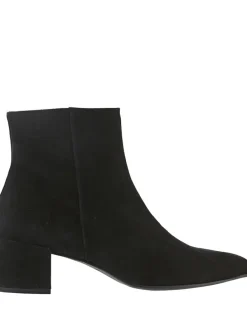 Leder-Stiefeletten "Beatrice" in Schwarz