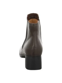 Leder-Stiefeletten in Braun