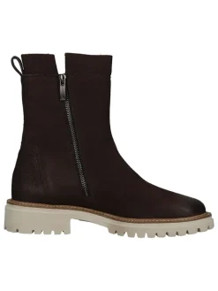 Leder-Stiefeletten in Braun