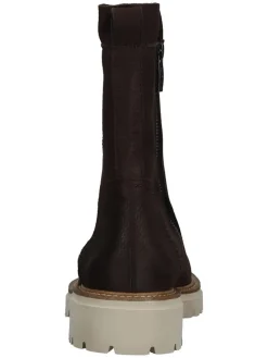 Leder-Stiefeletten in Braun