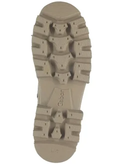 Leder-Stiefeletten in Grau