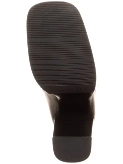 Leder-Stiefeletten in Schwarz