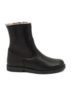 Leder-Stiefeletten "Nicola" in Schwarz