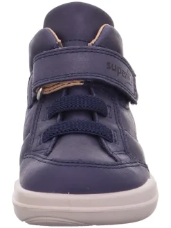 Leder-Stiefeletten "Superfree" in Dunkelblau