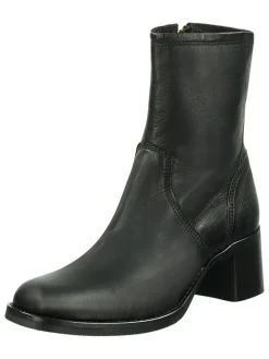 Leder-Stiefeletten "Workdale" in Schwarz