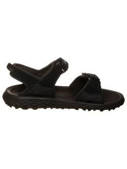 Leder-Trekkingsandalen "Konos Hiker 2" in Schwarz