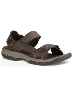 Leder-Trekkingsandalen "Langdon" in Braun