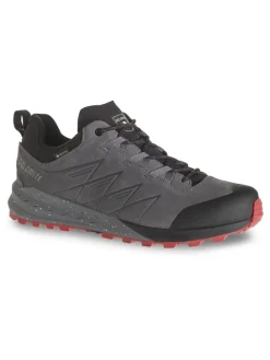 Leder-Trekkingschuhe "Croda Nera GTX" in Grau