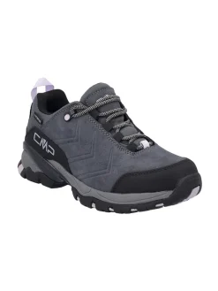 Leder-Trekkingschuhe "Melnick" in Schwarz/ Grau