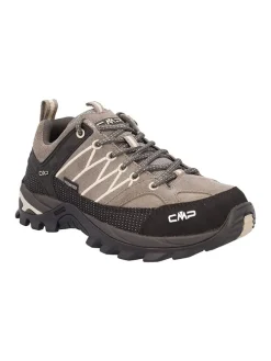 Leder-Trekkingschuhe 'Rigel" in Hellbraun/ Schwarz