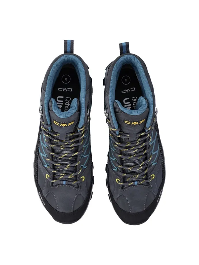 Leder-Trekkingschuhe "Rigel" in Dunkelblau