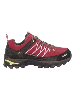 Leder-Trekkingschuhe "Rigel" in Pink/ Schwarz