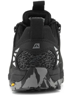 Leder-Trekkingschuhe "Spidere" in Schwarz