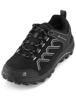 Leder-Wanderschuhe "Gimie" in Schwarz