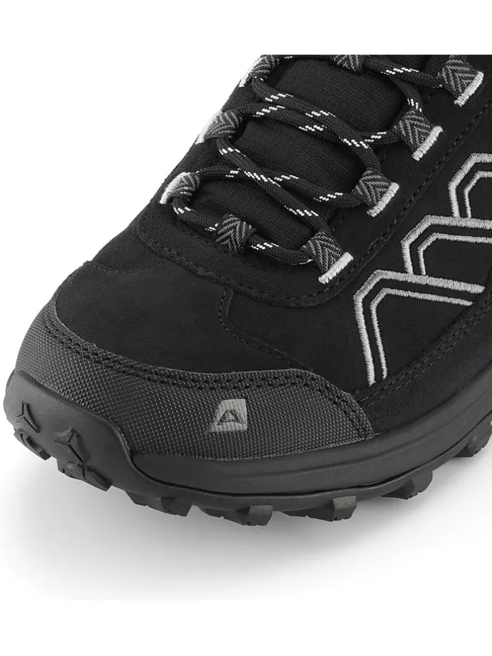 Leder-Wanderschuhe "Gimie" in Schwarz