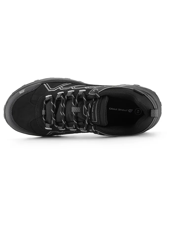 Leder-Wanderschuhe "Gimie" in Schwarz