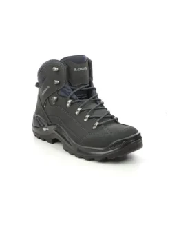 Leder-Wanderschuhe "Renegade GTX Mid" in Schwarz