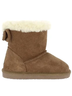 Leder-Winterboots "Amak Toddler" in Hellbraun