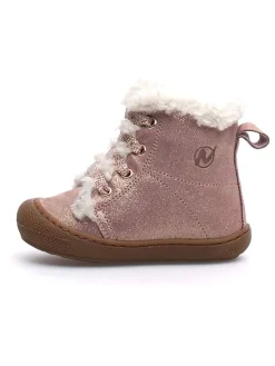 Leder-Winterboots "Bebay" in Rosa