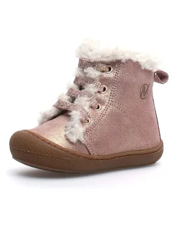 Leder-Winterboots "Bebay" in Rosa