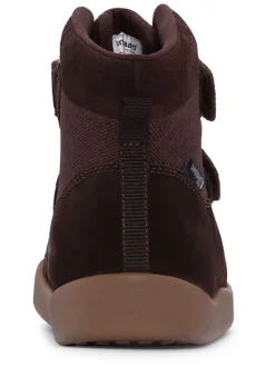 Leder-Winterboots "Bobbie" in Braun