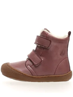 Leder-Winterboots "Bub" in Rosa