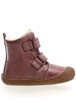 Leder-Winterboots "Bub" in Rosa