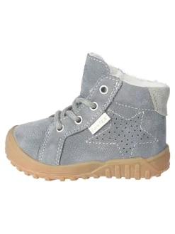 Leder-Winterboots "Denny" in Grau