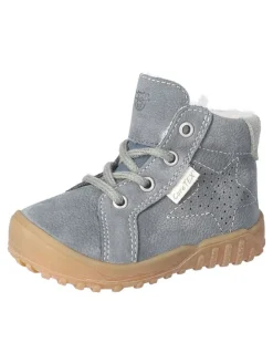 Leder-Winterboots "Denny" in Grau