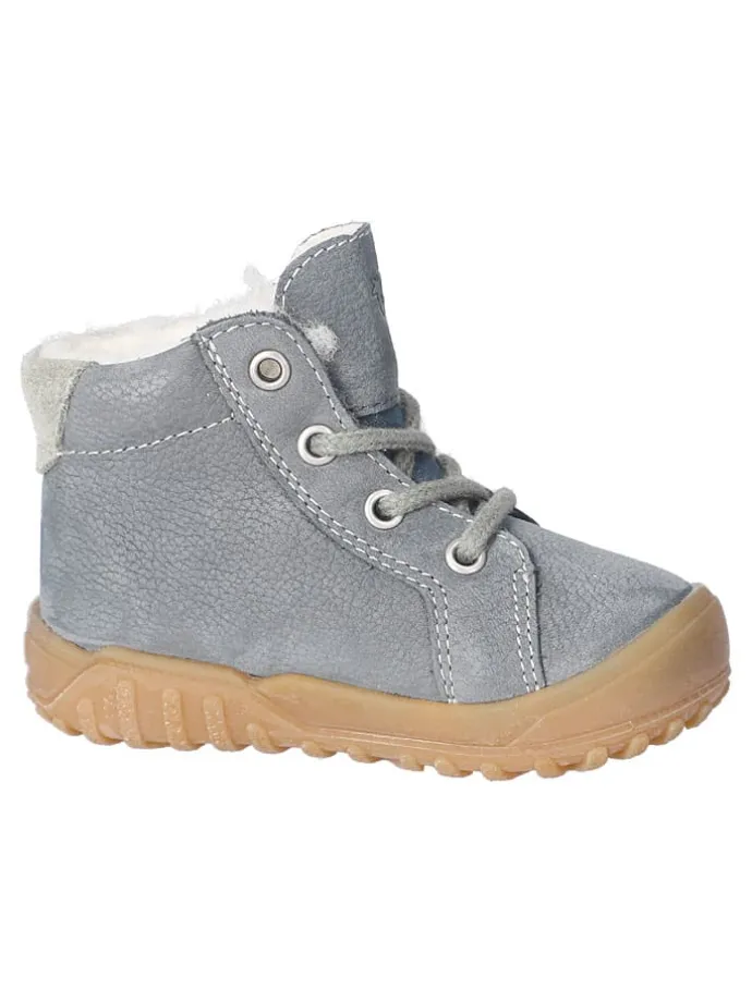 Leder-Winterboots "Denny" in Grau