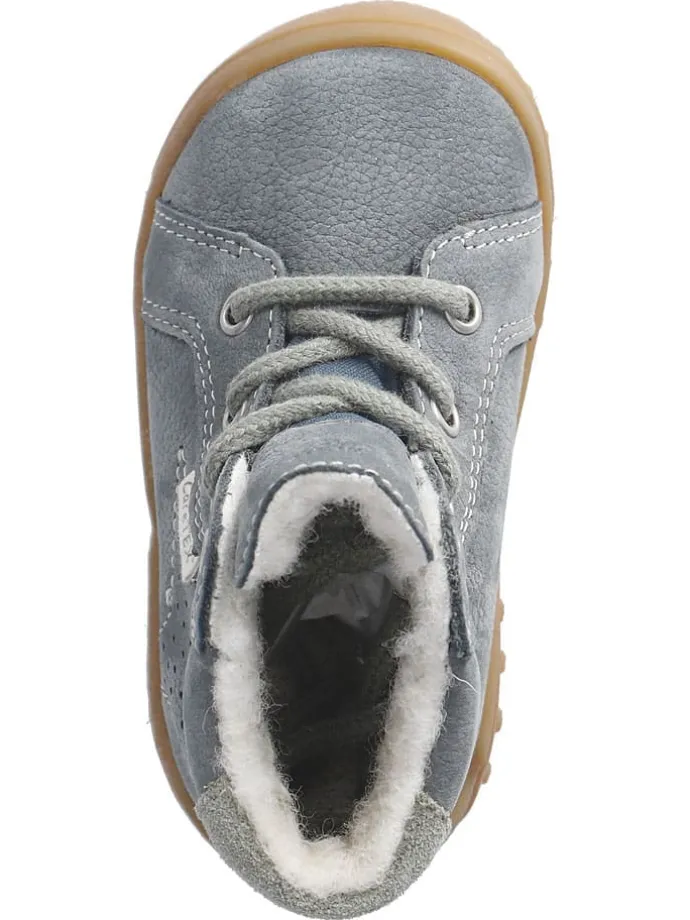 Leder-Winterboots "Denny" in Grau