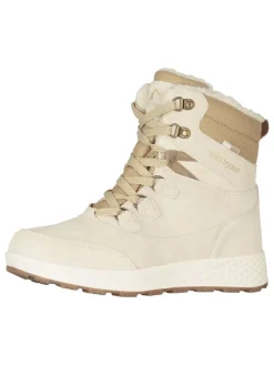 Leder-Winterboots "Eldfjall" in Beige